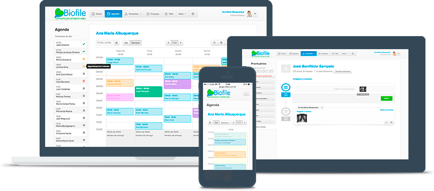 Características del software Biofile